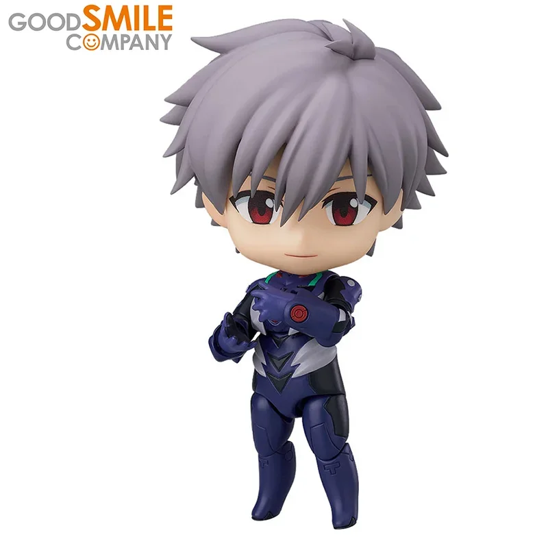 

Оригинальная фигурка Good Smile GSC 1446 Nendoroid Rebuild of Evangelion Kaworu Nagisa в костюме Plugsuit, аниме-фигурка, модель, игрушка, подарок