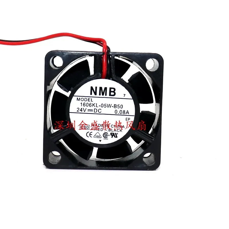 for 1606KL-05W-B59 Original Japanese NMB Meibuya 24V 0.08A 3-Wire Fan with Signal Detection