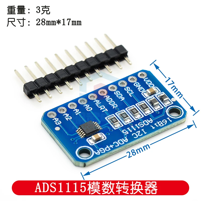 ADS1115 ultra-small 16-bit Precision analog-to-digital Converter ADC Development Board Module 4-channel Spot