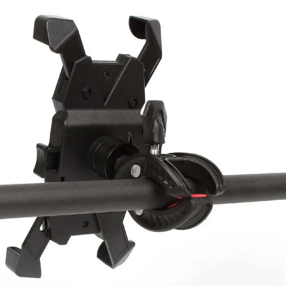 

1PC Black Fall Bike Phone Mount Shockproof Adjustable Motorcycle Holder Easy Install Universal for Electric