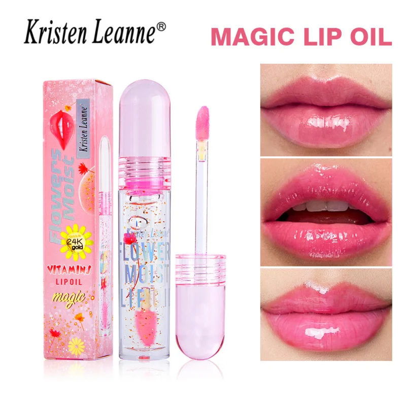 

KRISTEN LEANNE Temperature-changing water gloss lip glaze, petal moisturizing lip gloss, color-changing lip glaze