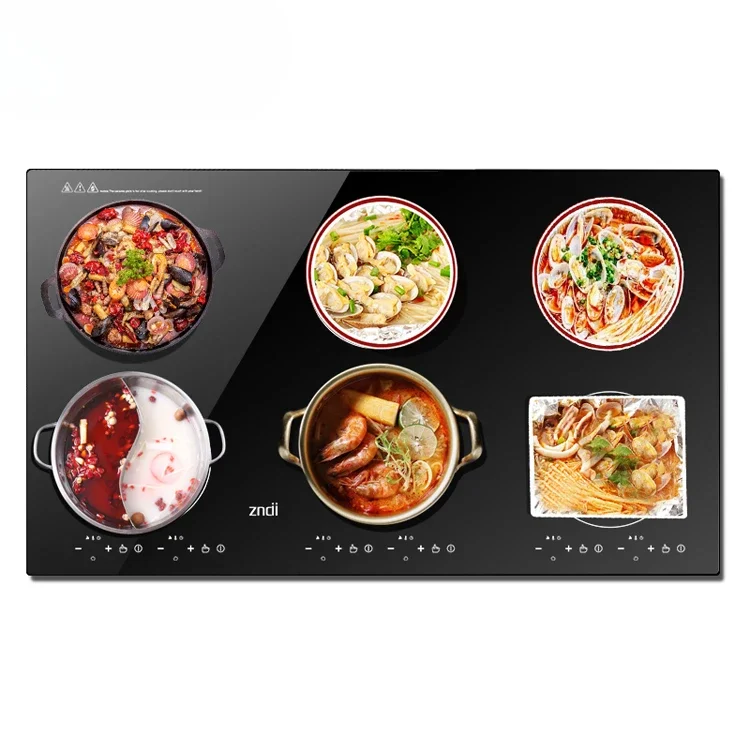 Electrical Kitchen Appliances Slim 6 Burner Induction Cooker Cooktop