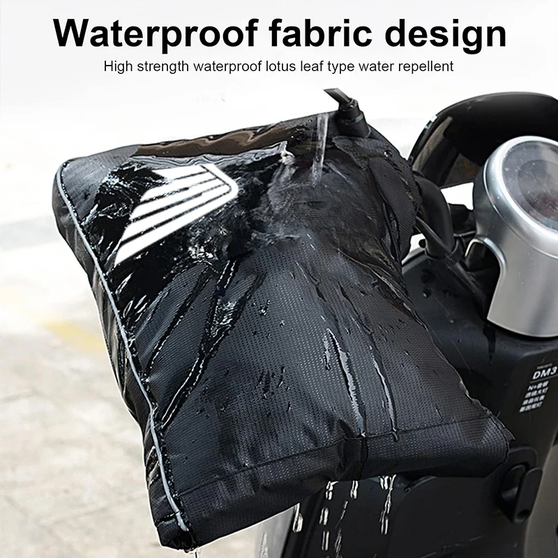 1Pair Motorcycle Handlebar Muffs Winter Cycling Gloves Waterproof For Honda Cb125r Cb190r Cb250r Cb650r Cb500x Cb500f Cb1000r Cb