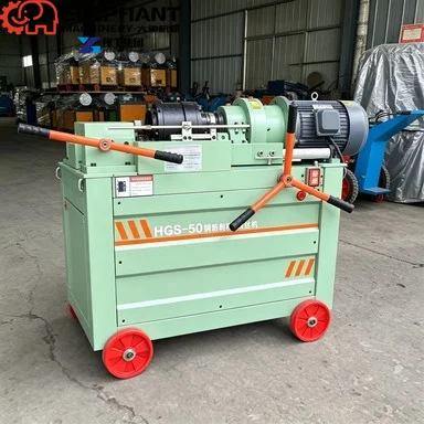 Construction Thread Rolling Machine With Motor & Gearbox Efficient Hydraulic System Easy To Operate