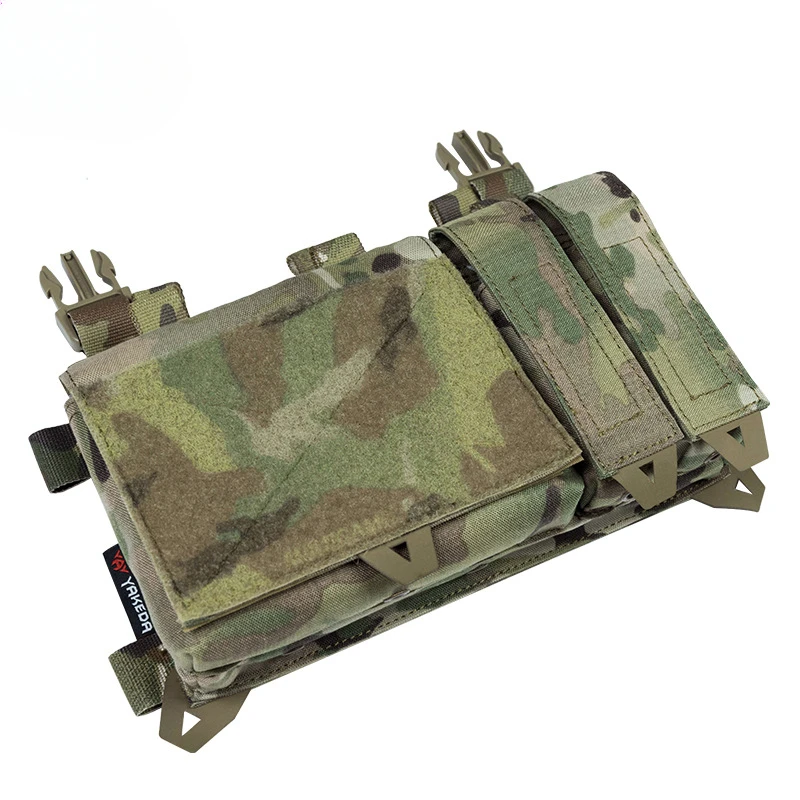 

Tactical Accessories Multifunctional Triple Front Panel Tactical Vest Chest Hanging Nylon Sub-bag