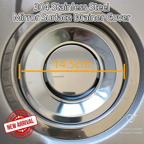 [무료 배송]GYL 배수구 커버 싱크대 배수구 14.5cm 배수구커버 싱크대 배수구 덮개 싱크대 배수구 커버 싱크대 커버 배수구 커버 스테인레스 