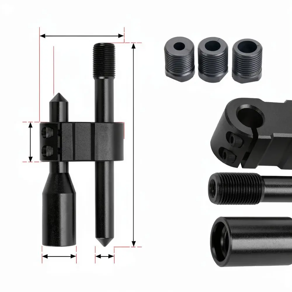 Racing Style Manual Gear Shift Lever Extender Aluminum Shifter Stick Adapter For Universal Car Interior Performance Tuning