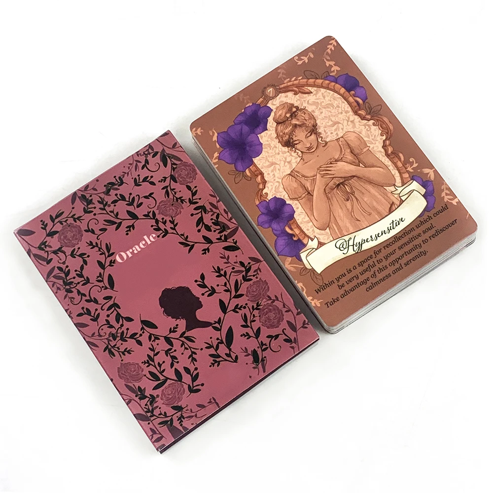 

New Oracle Cards 40pcs Vibrant Illustrations Oracle Deck Unique Mystic Designs, Perfect For Divination & Gift Giving & Party