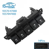 Para KIA Soluto 2018-interruptor de ventana principal de energía eléctrica botón de Control de elevador de vidrio 93570-H7000 93570H7000 accesorios de coche