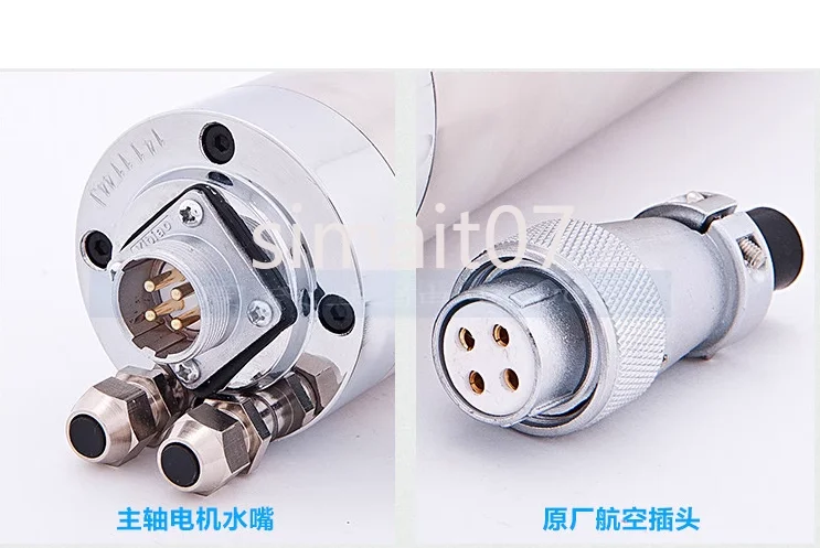 CNC Spindle 3.2KW ER20 Water-Cooled Spindle Motor 4 Bearing 220V 380V Φ100x220 Used For CNC Engraving And Cutting GDZ-100-3.2
