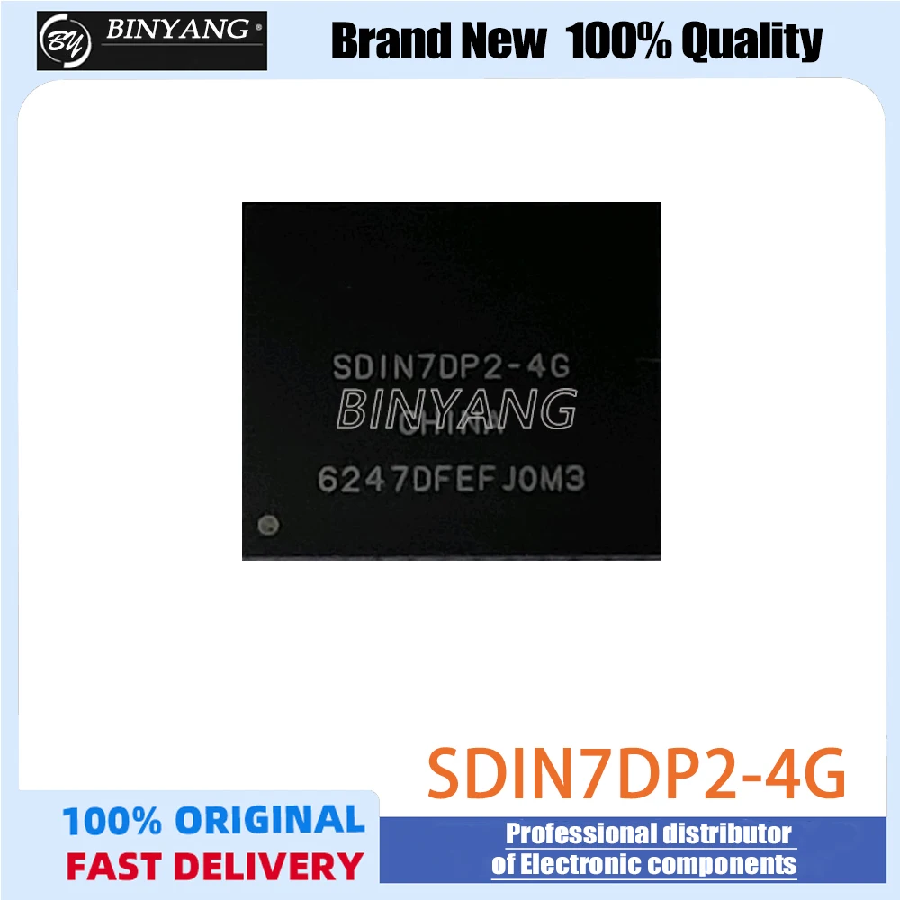 

(5 Piece) SDIN7DP2-4G SDIN7DP2 IN7DP24G BGA New Original SDIN7 DP2-4G