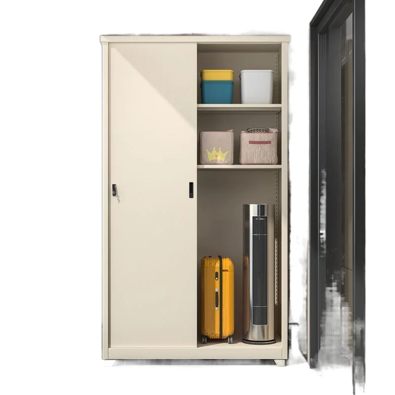 

Steel outdoor balcony cabinets, sunscreen lockers, sliding door wardrobes, waterproof and sunscreen outdoor storage