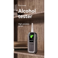 Portable Mouthpiece Police Digital Display Breath Analyzer Alcohol Tester Breathalyzer for Personal-ABYS