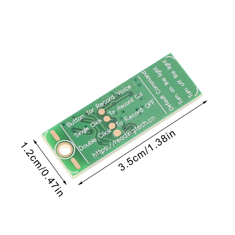 Placa de Control de reconocimiento de voz, luz nocturna USB, módulo de reconocimiento DUA V1, compatible con grabar cualquier comando, compatible con cualquier idioma