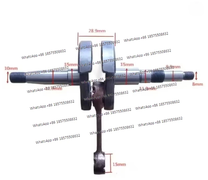 Crankshaft Fits ZENOAH G621 6200 G6200 TOPSUN FM662 62CC CHAIN SAW CRANK MAIN SHAFT REPL.