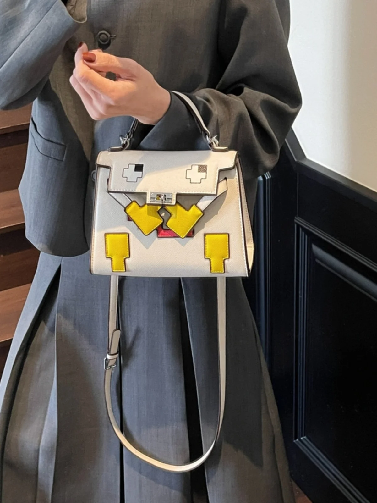

Trendy Small Crossbody Bag Women's Single oulder Handbag Bag Design Sense High Quali Leather Goods Faionable Cute
