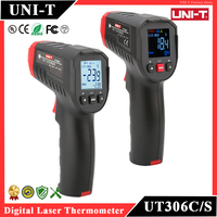 UNI-T UT306S UT306C Digital Thermometer Laser Non Contact Household Industrial Temperature Gun Professional Temperature Meter