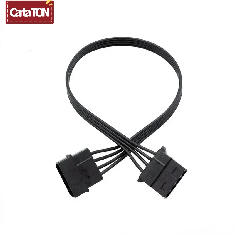 1x Computer Cables Large 4 Pin Male To Female 4P IDE Power Extension Cable 18AWG for Molex Connector