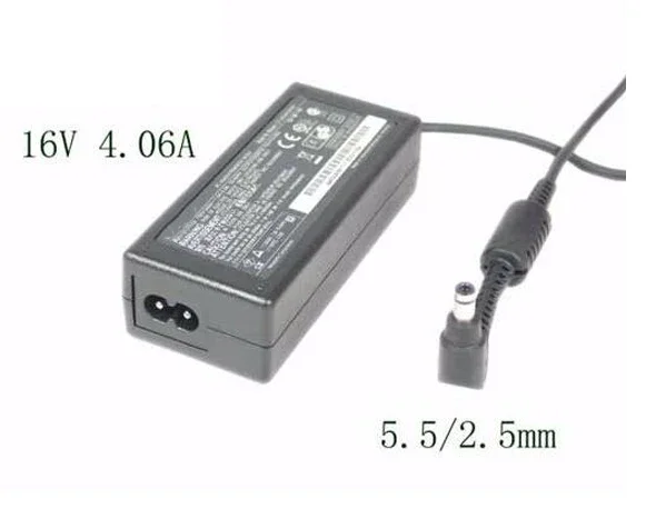 

Power Adapter, CF-AA6402A M1, 16V 4.06A, Barrel 5.5/2.5mm, 2-Prong