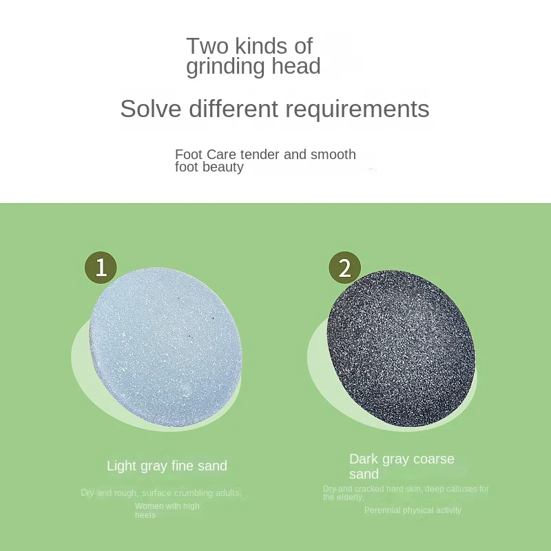 UV滅菌器付きの効率的な電動フットグラインダー,古い肌と通話の取り外し,充電式ケアキット