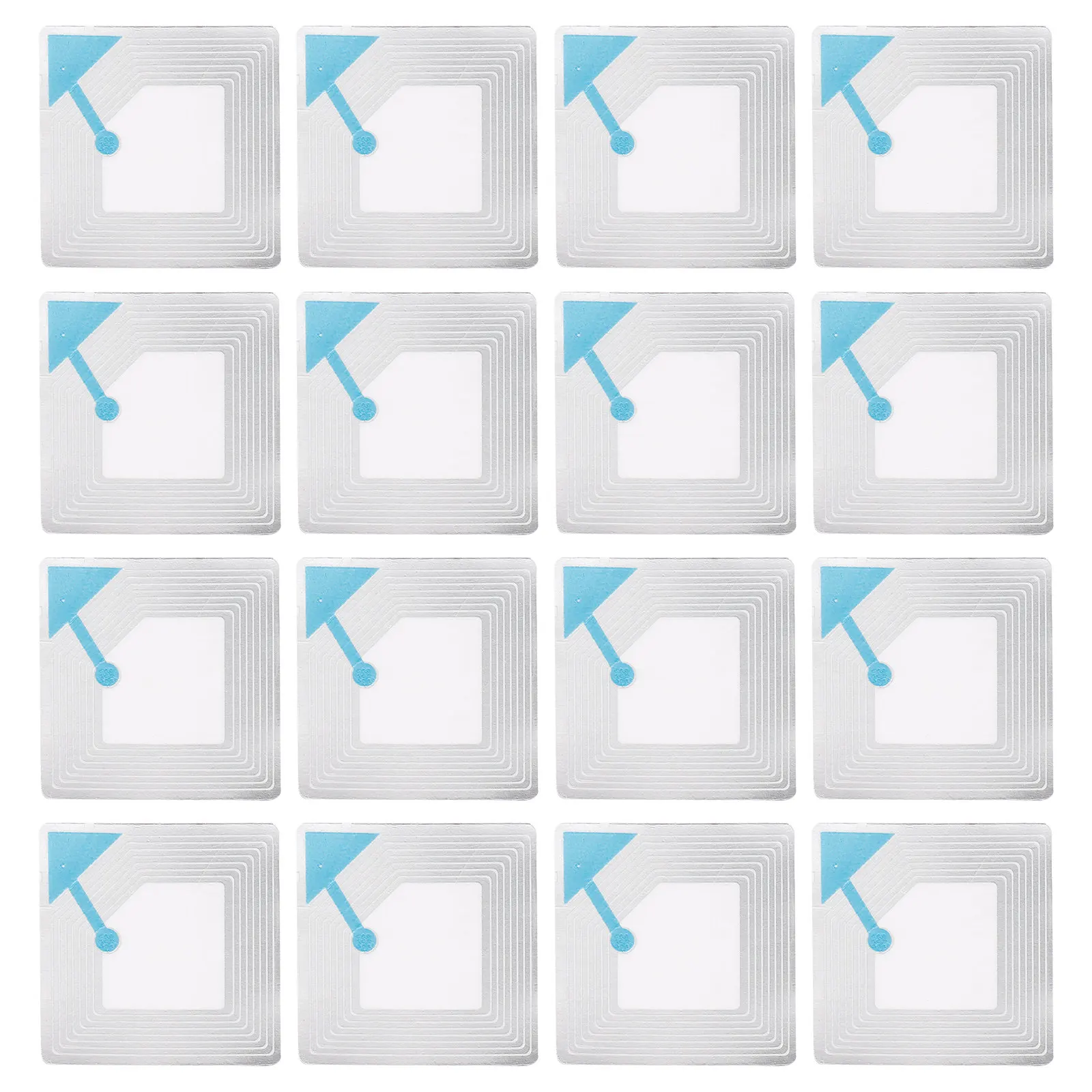 

100Pcs Square -Theft Labels Technology High-Durability Flexible Lightweight Reliable for Supermarket Goods Security