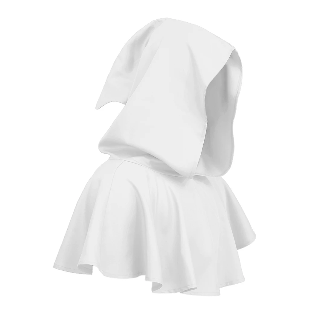 Medieval Monk Cosplay Costumes Wizard Hooded Cloak Friar Priest Vampire Short Robe Adults Unisex Fancy Halloween Party Capes