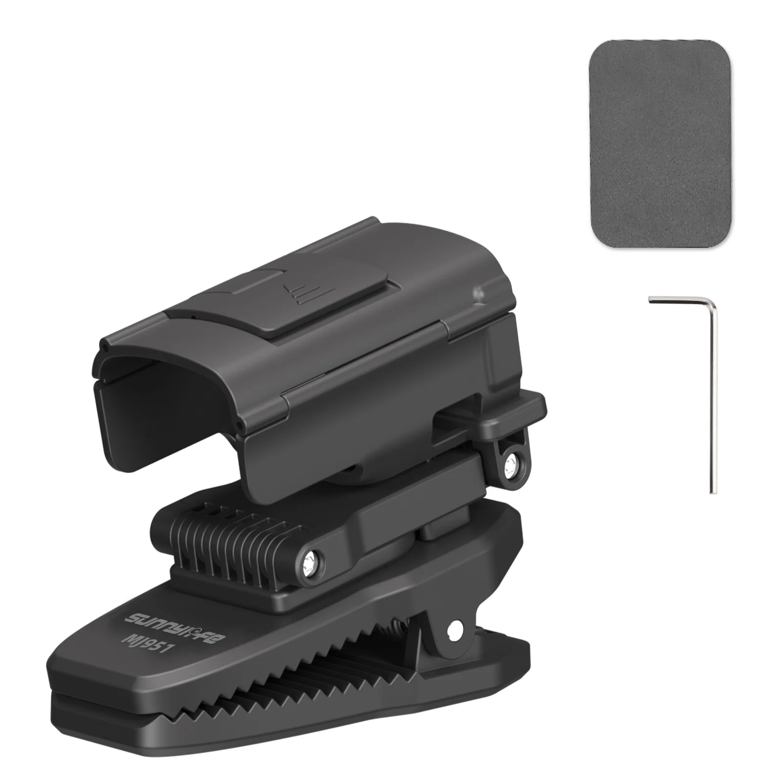

For DJI Pocket3 Magnetic Mount Accessory Stretchable Rotating Backpack Clip Black for Action Camera