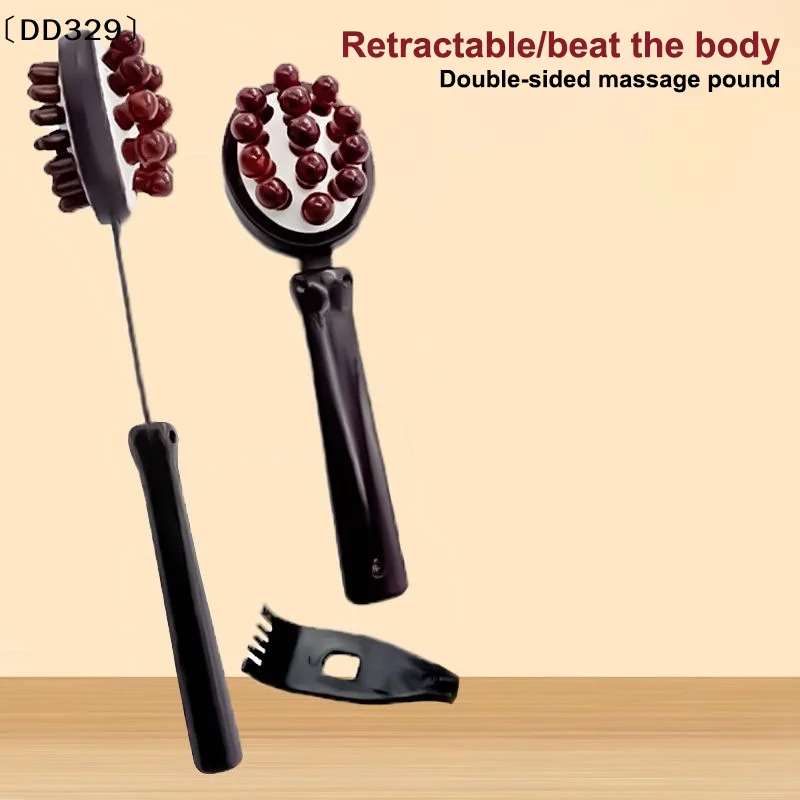 

1 шт. Массажер-молоток 3-в-1 для снятия стресса, массажная палочка-чесалка для тела, инструмент для расслабления〔DD329〕