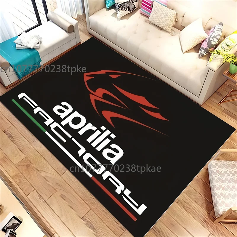 

AAprilia Motorcycle LOGO Carpet Comfortable Retro Creative Living Room Bedroom Sofa Area Rug,Birthday Gift