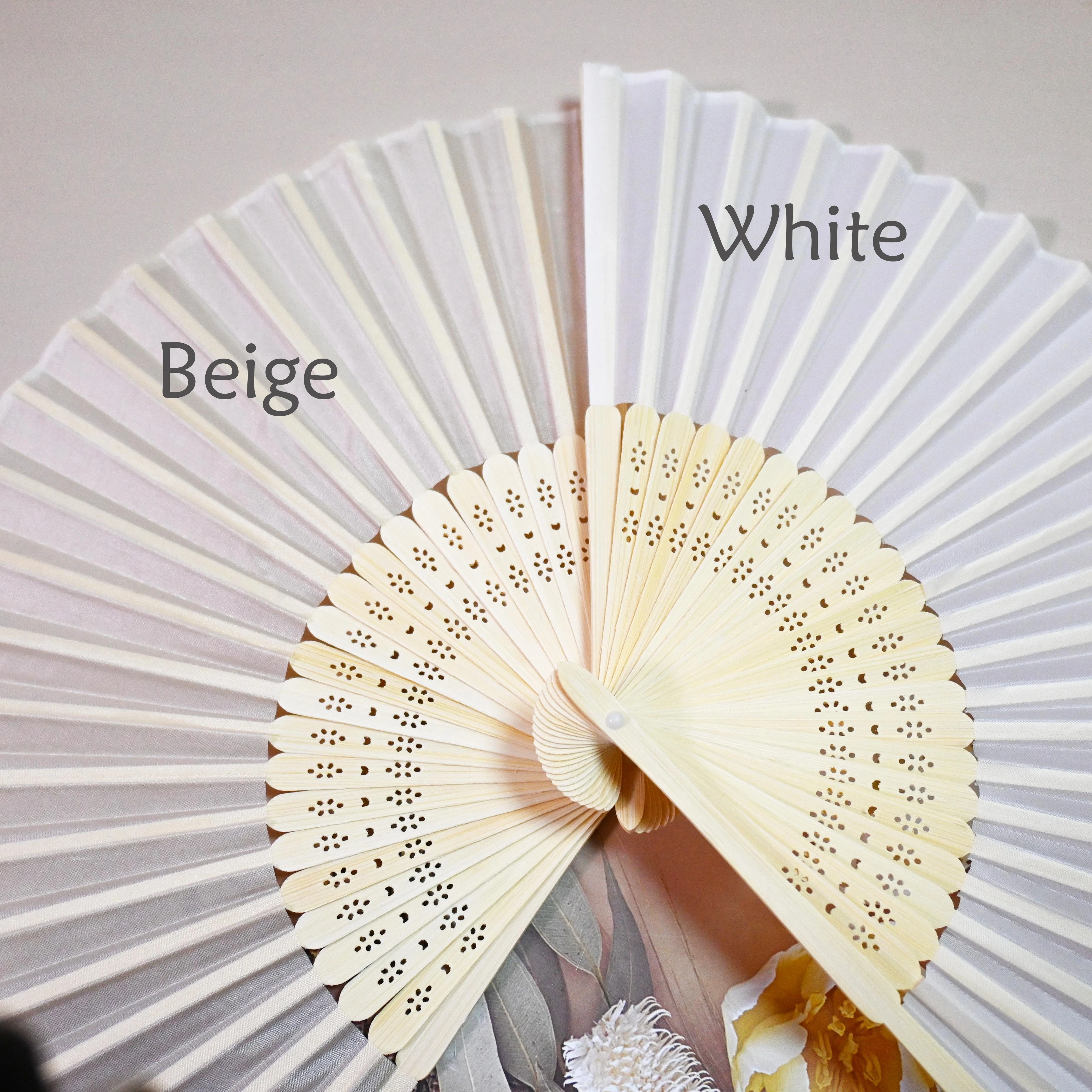 10-100Pcs Custom Wedding Fans- Personalized Engraved Bride&Groom's Names Wedding Date White Fans Wedding Favor Gift Bridal Gifts