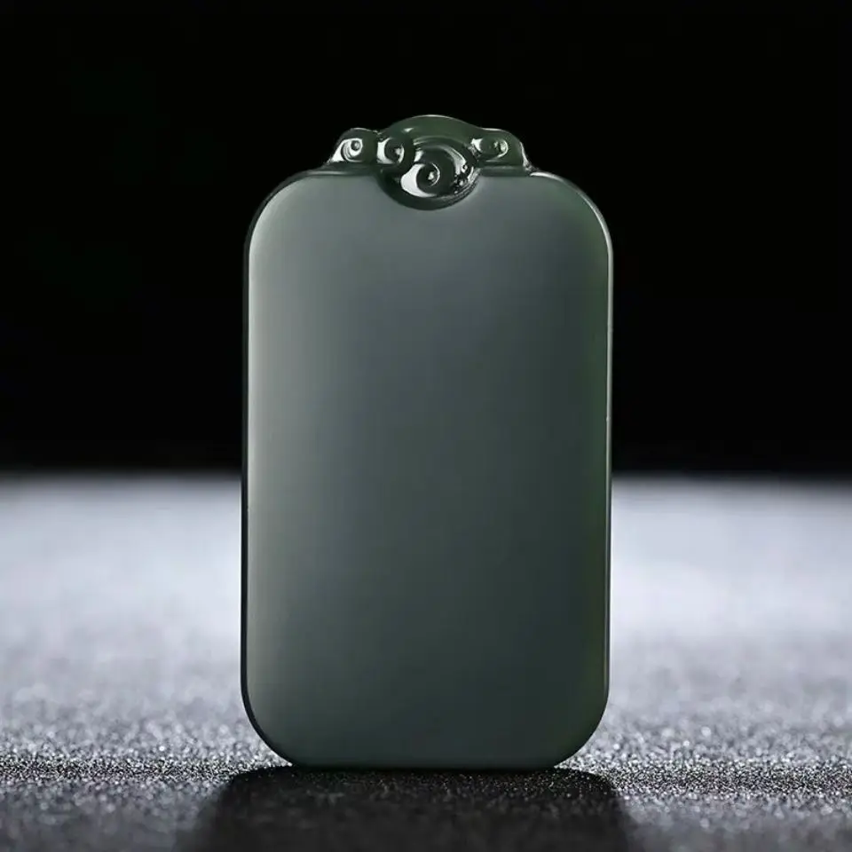 

Hetian Jade Sapphire Safe Brand Boutique Jade Pendant