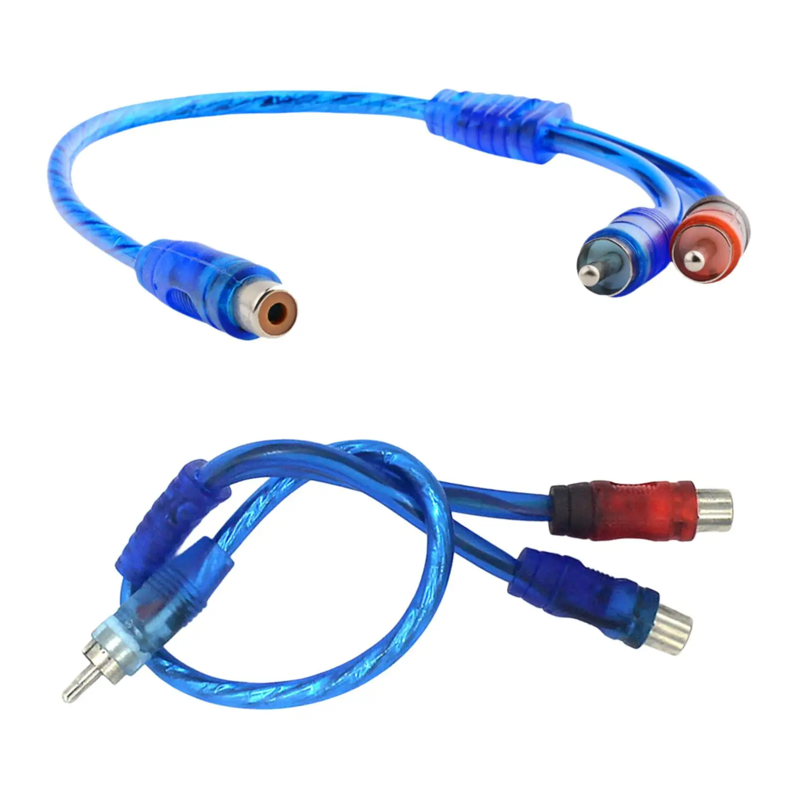 Cabo de áudio RCA Divisor RCA Adaptador de cabo divisor RCA para subwoofer estéreo