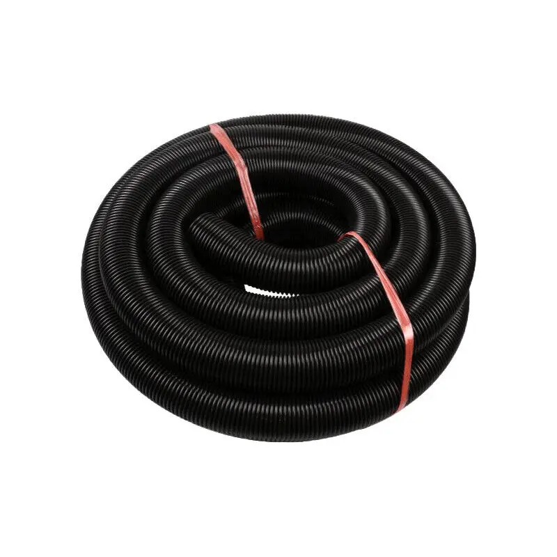 1M Length 38mm Inter Diameter Industrial Universal Vacuum Cleaner Black Hose