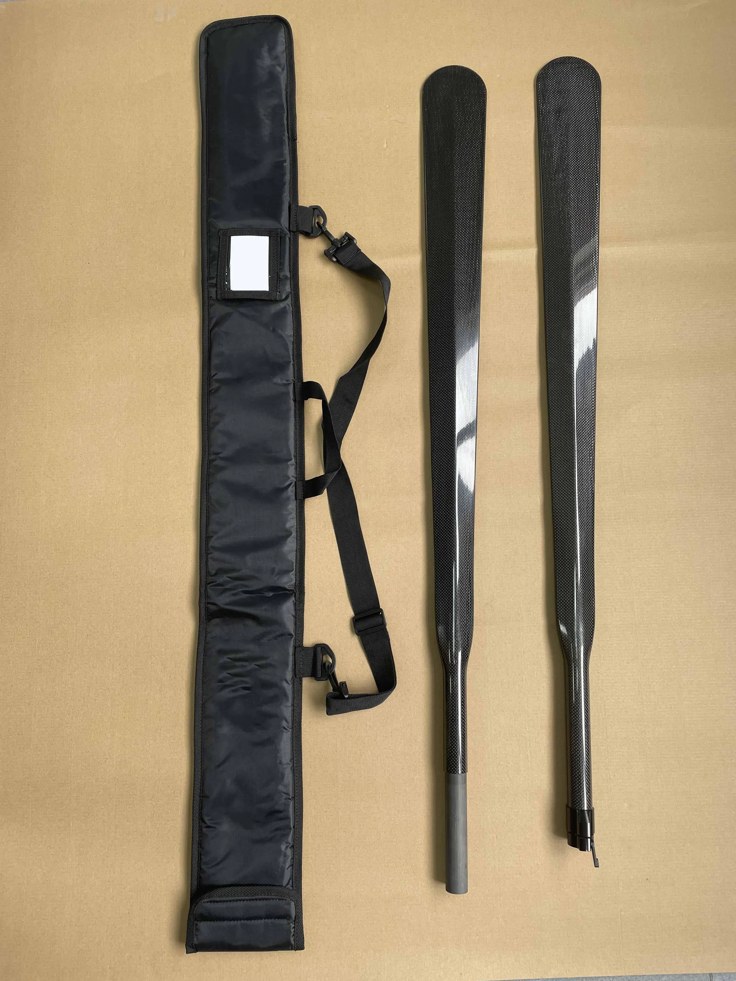 Full Carbon Fiber Lightweight 2 Piece 220cm 210cm 10cm Adjustable Greenland Kayak Paddle With Bag