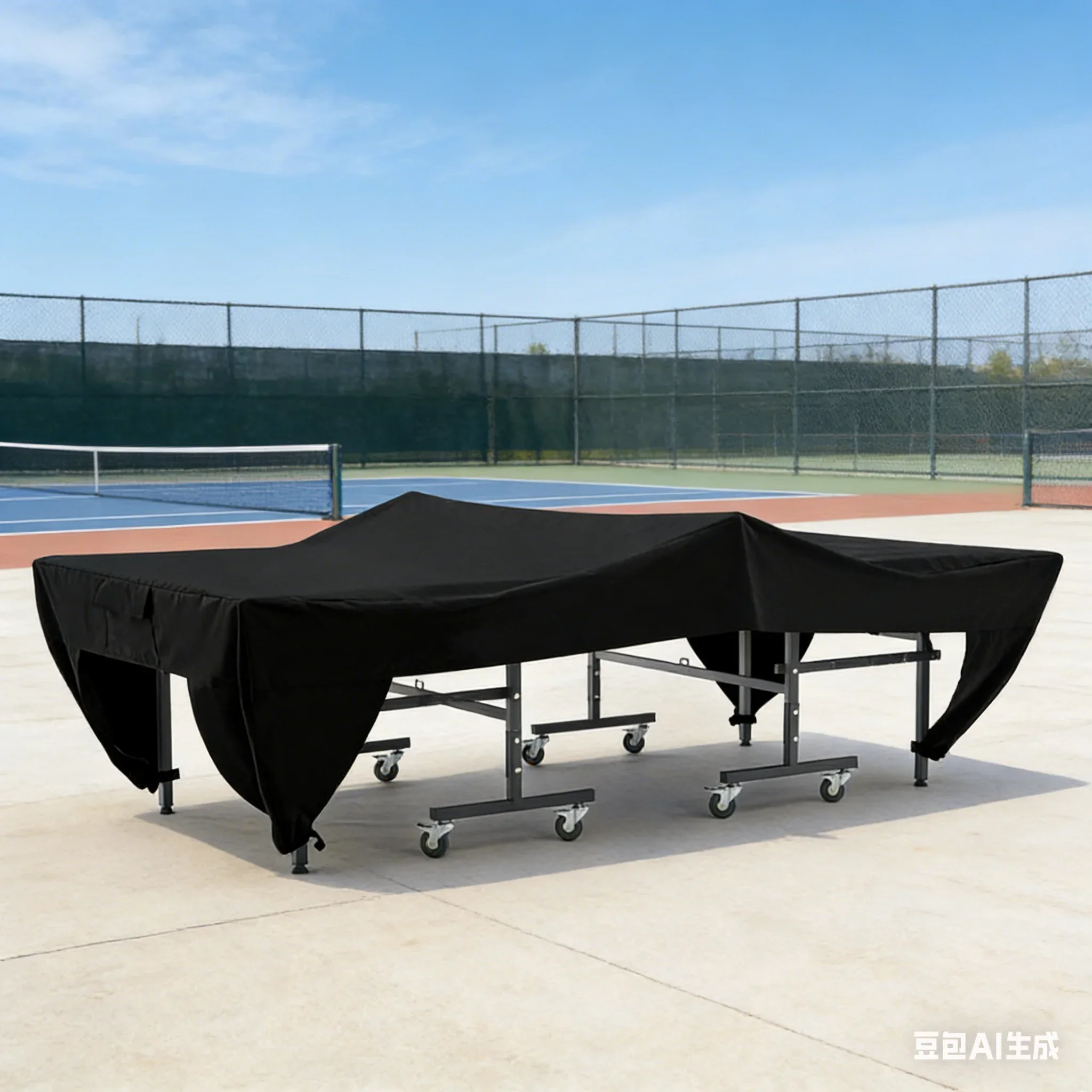 

Чехол для хранения стола для настольного тенниса, водонепроницаемый, пылезащитный, защитный чехол для стола 280 X 153 X 73 см для уличного стола для пинг-понга