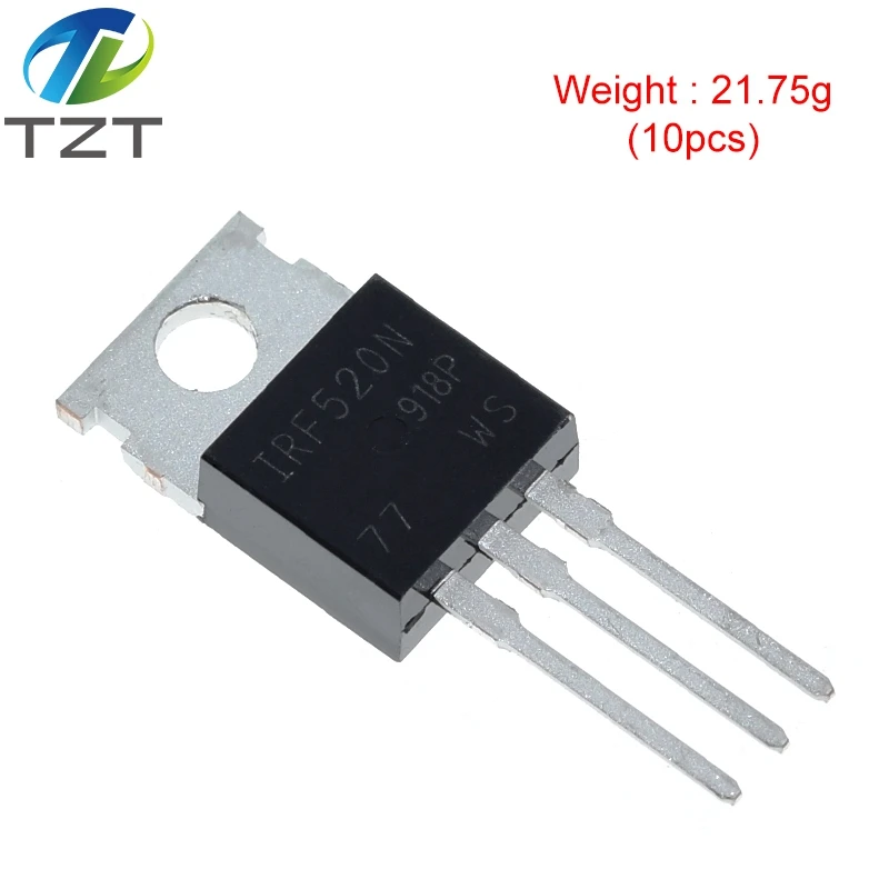 10PCS IRF510 IRF520 IRF530 IRF540 IRF630 IRF640 IRF730 IRF740 IRF830 IRF840 Transistor TO-220 TO220