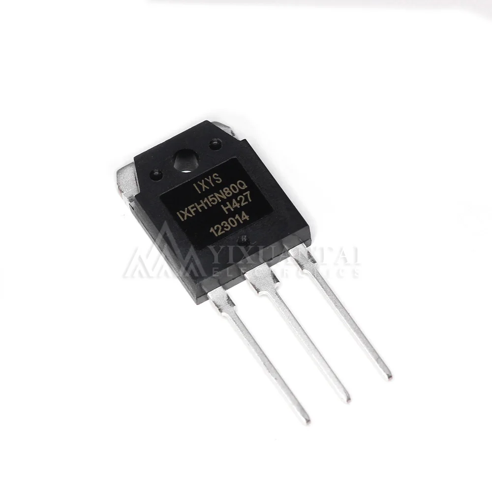 

2pcs/Lot IXFH15N80Q 【Trans MOSFET N-CH 800V 15A 3-Pin(3+Tab) TO-247AD】Original New stock