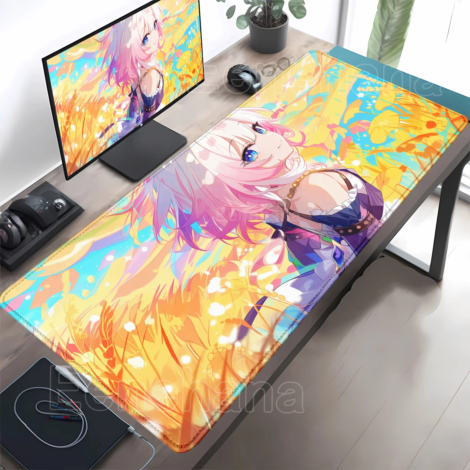 

Cyrene sexy girl Honkai Star Rail kawaii Mouse Pad PC Office Accessories Keyboard HD print Mousepad Rubber PC Gaming Desk Mat