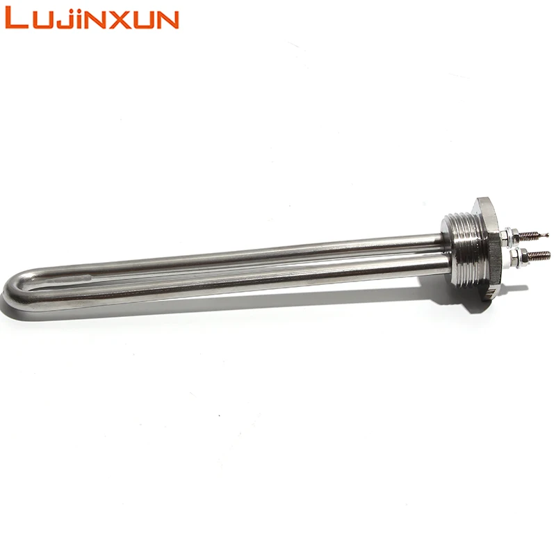 LUJINXUN 1 "elemento calentador de agua eléctrico tubo de calefacción DN25/32mm 12V24V36V48V 200W300W600W900W 304SUS tubo con contratuerca 1 ud.