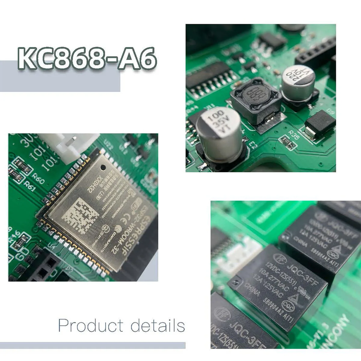 Kincony KC868-A6 ESP32 Development Board Relay Switch DIY Module ESPhome Tasmota