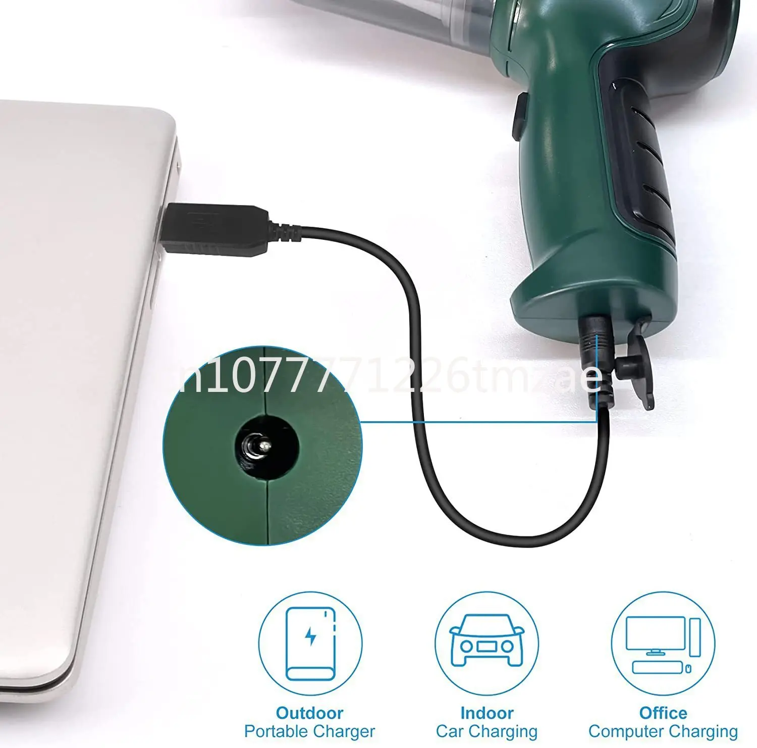 Integrated blowing and suction cross-border multifunctional portable charging high-power handheld household cleaning machine