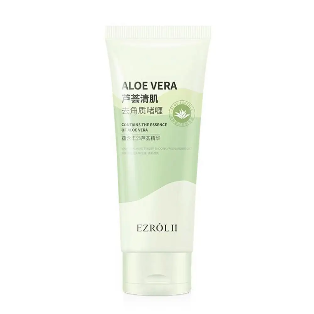 100g Aloe Vera Cleansing Exfoliating Gel Cleansing Care Gel Exfoliating Skin Hydrated Skin Nourishes Skin Lightweight Fresh N1N3