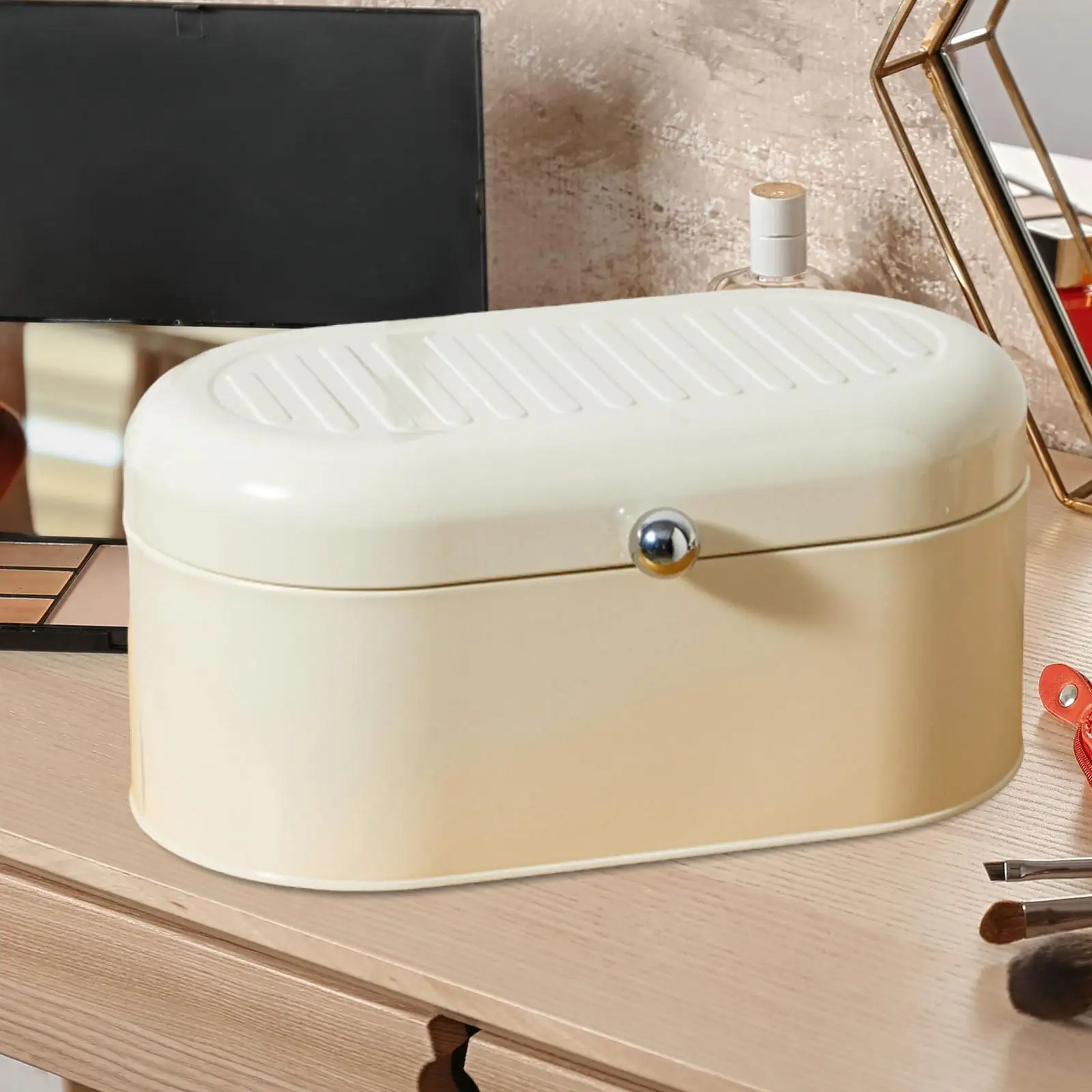 Household Storage Box Decorative Box Iron Desktop Container Portable Jewelry