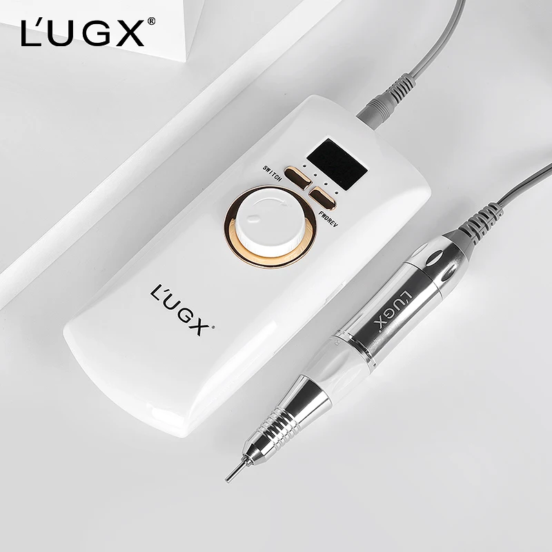 

LUGX 601 30000 rpm Nail Equipments Profesional Acrylic Cordless Rechargeable Professional Electric Portable Machine Nail Drill