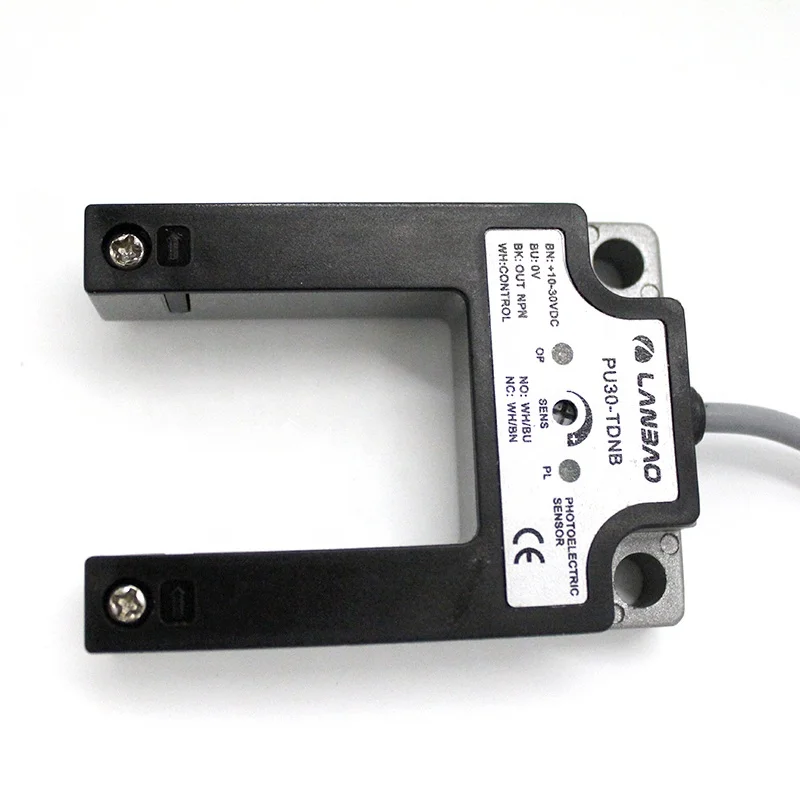 

U Type photoelectric Barcode recognition read sensor switch PU30-TDNB series for sale