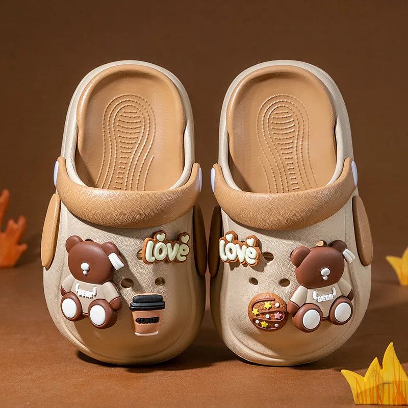 

Summer new children's hole shoes cartoon soft soled slippers for boys and girls, indoor and outdoor wear, sandals