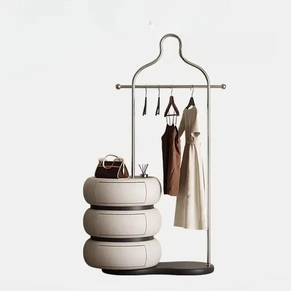 AAItalian Minimalist Coat Rack, Chest, Integrated Bedroom, Home Living Room , Light Luxury, High-end Storage Hanger