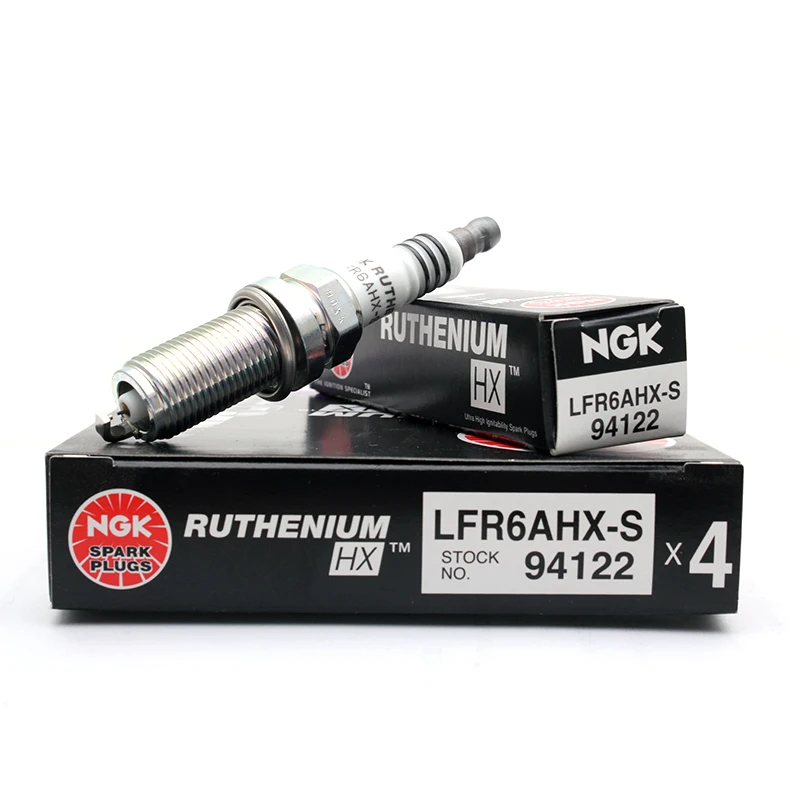 NGK Ruthenium HX High Ignitability Spark Plug LFR6AHX-S 94122 For Acura BMW Honda Lexus Lotus Subaru Toyota Volvo and so on