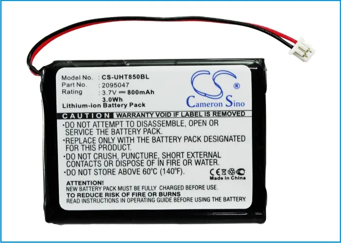 Barcode Scanner Battery For Unitech  HT580, HT850, 1400-202536G, 2095047