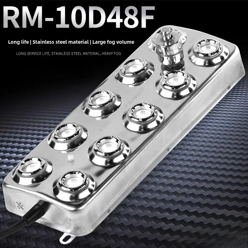 

RM-10D48F Ten-head atomizing board Industrial humidifier Spray accessories Ultrasonic pool landscape mist maker